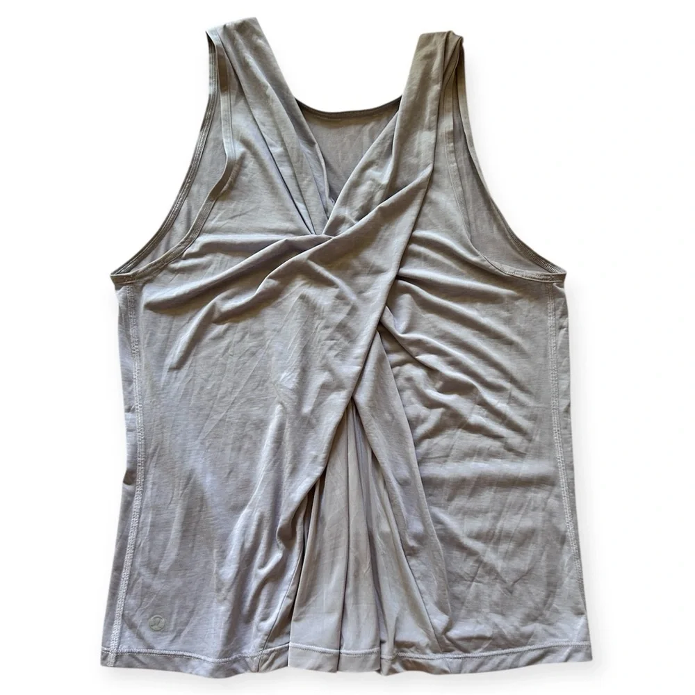 Lululemon Soul Stride Tank top Iced Iris Violet/Gray color